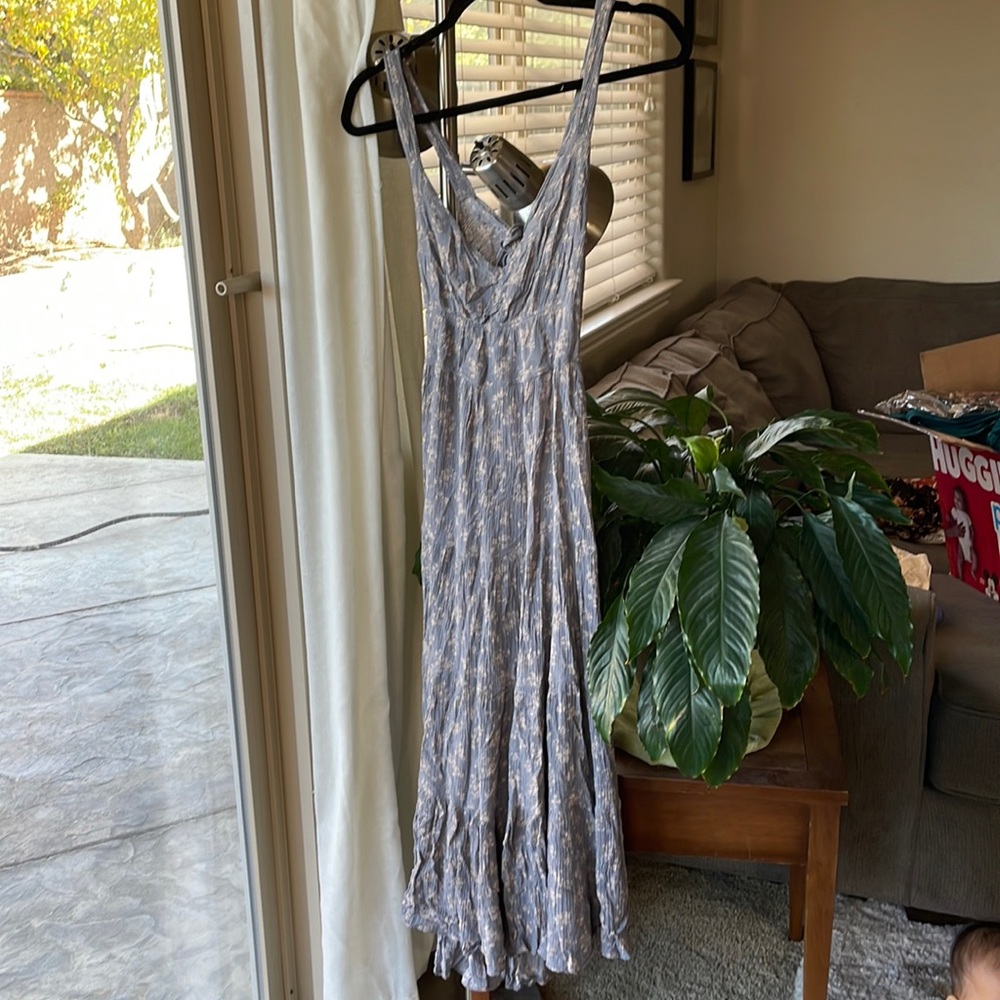 Dusty blue Maxi dress